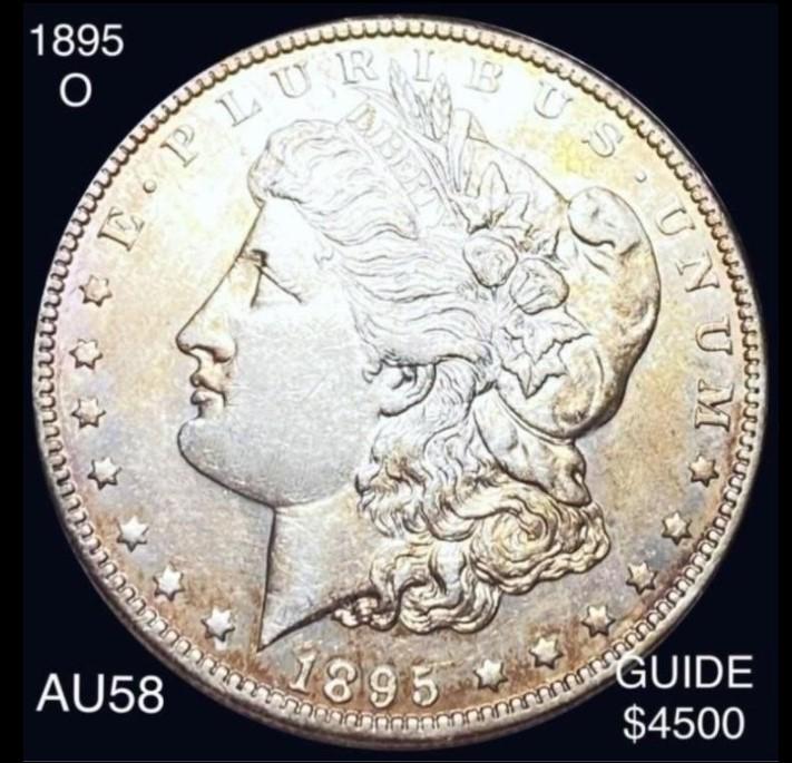 1895-O Morgan Silver Dollar CHOICE AU (1 of 2)