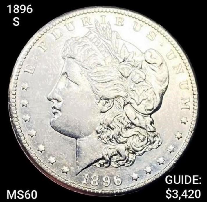 1896-S Morgan Silver Dollar UNCIRCULATED (1 of 2)
