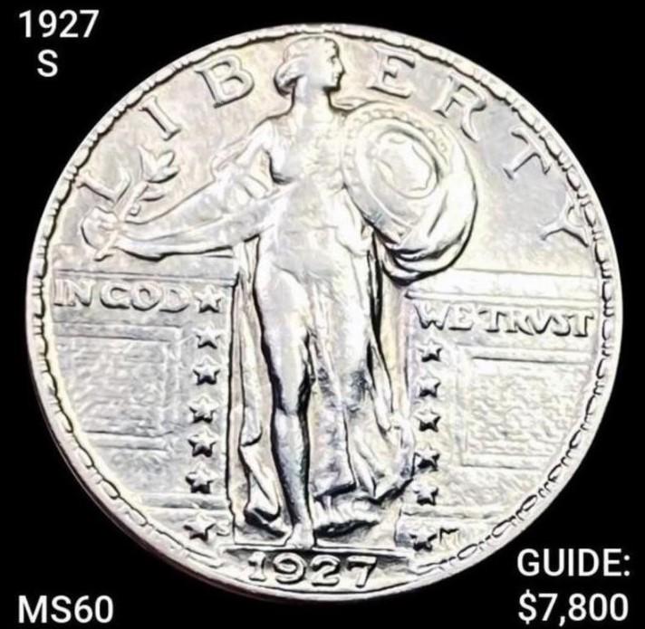 1927-S Standing Liberty Quarter UNC (1 of 2)