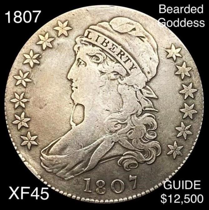 1807 Capped Bust Half Dollar LIGHT CIRC (1 of 2)