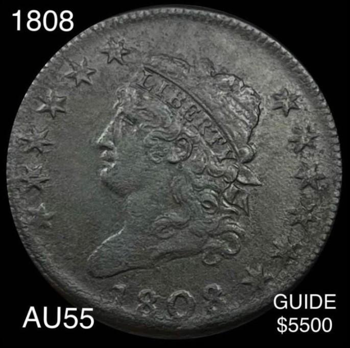 1808 Classic Head Large Cent CHOICE AU (1 of 2)