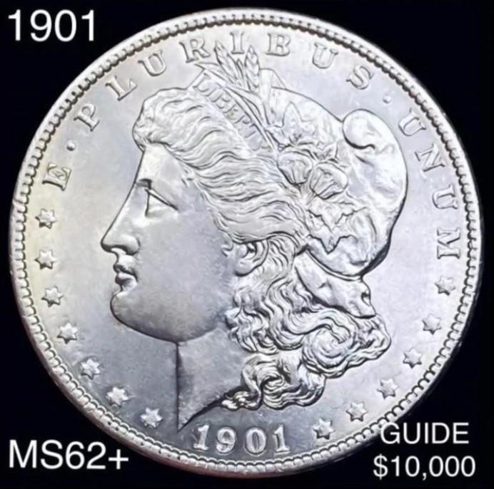 1901 Morgan Silver Dollar UNCIRCULATED+ (1 of 2)