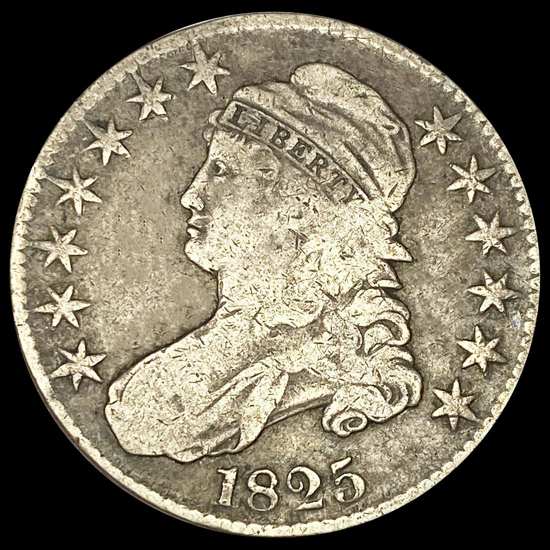 1825 Capped Bust Half Dollar NICELY CIRCULATED (1 of 2)