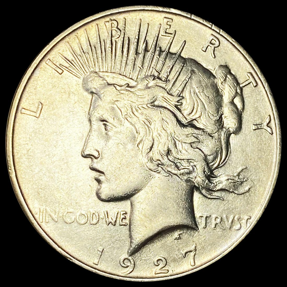 1927-D Silver Peace Dollar NEARLY UNCIRCULATED (1 of 2)