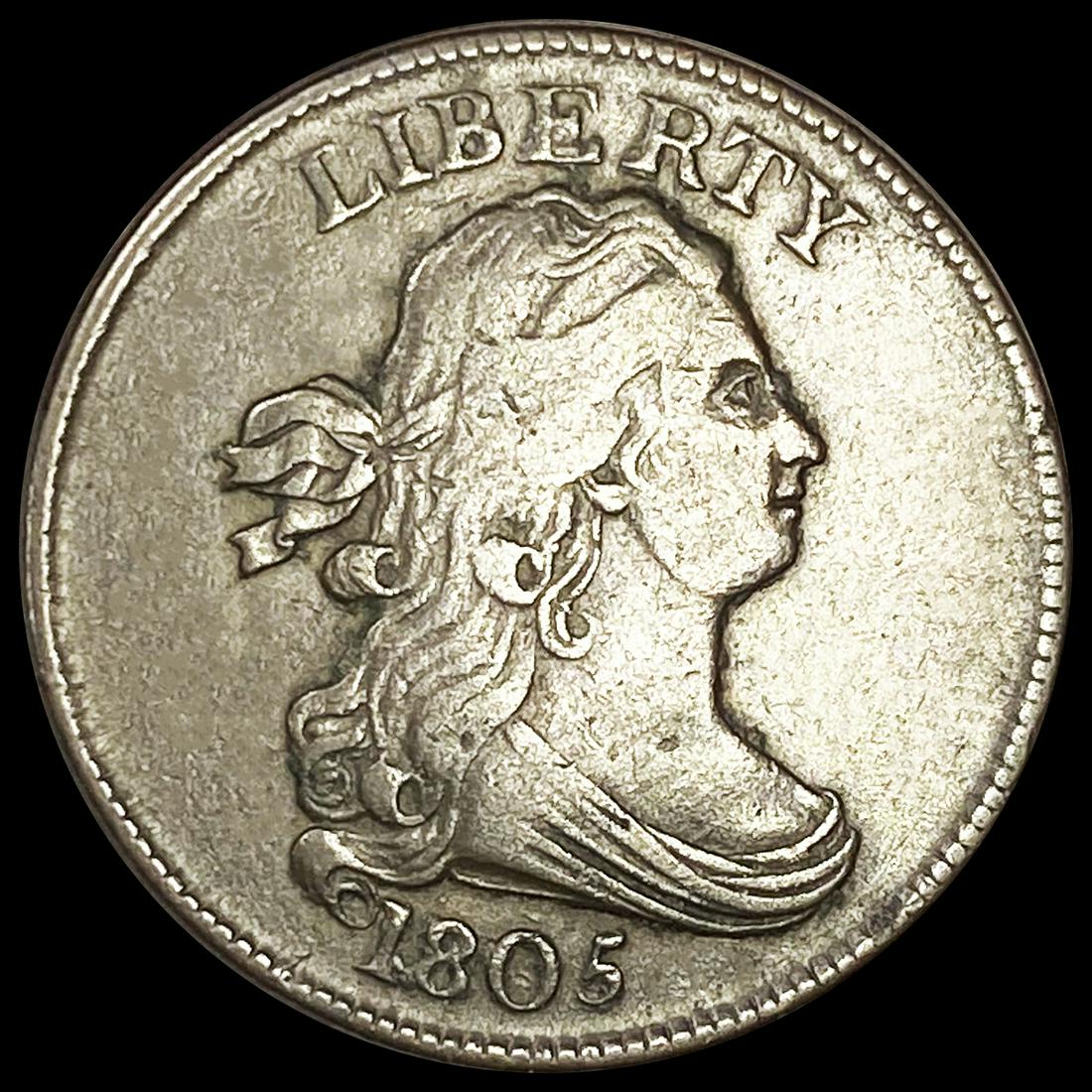 1805 Draped Bust Half Cent LIGHTLY CIRCULATED (1 of 2)