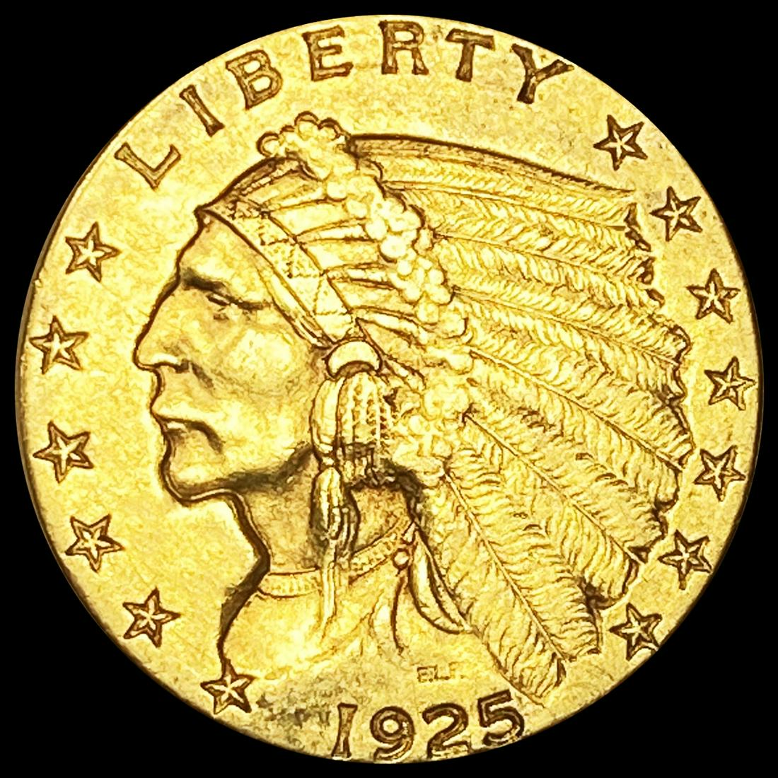 1925-D $2.50 Gold Quarter Eagle UNCIRCULATED (1 of 2)