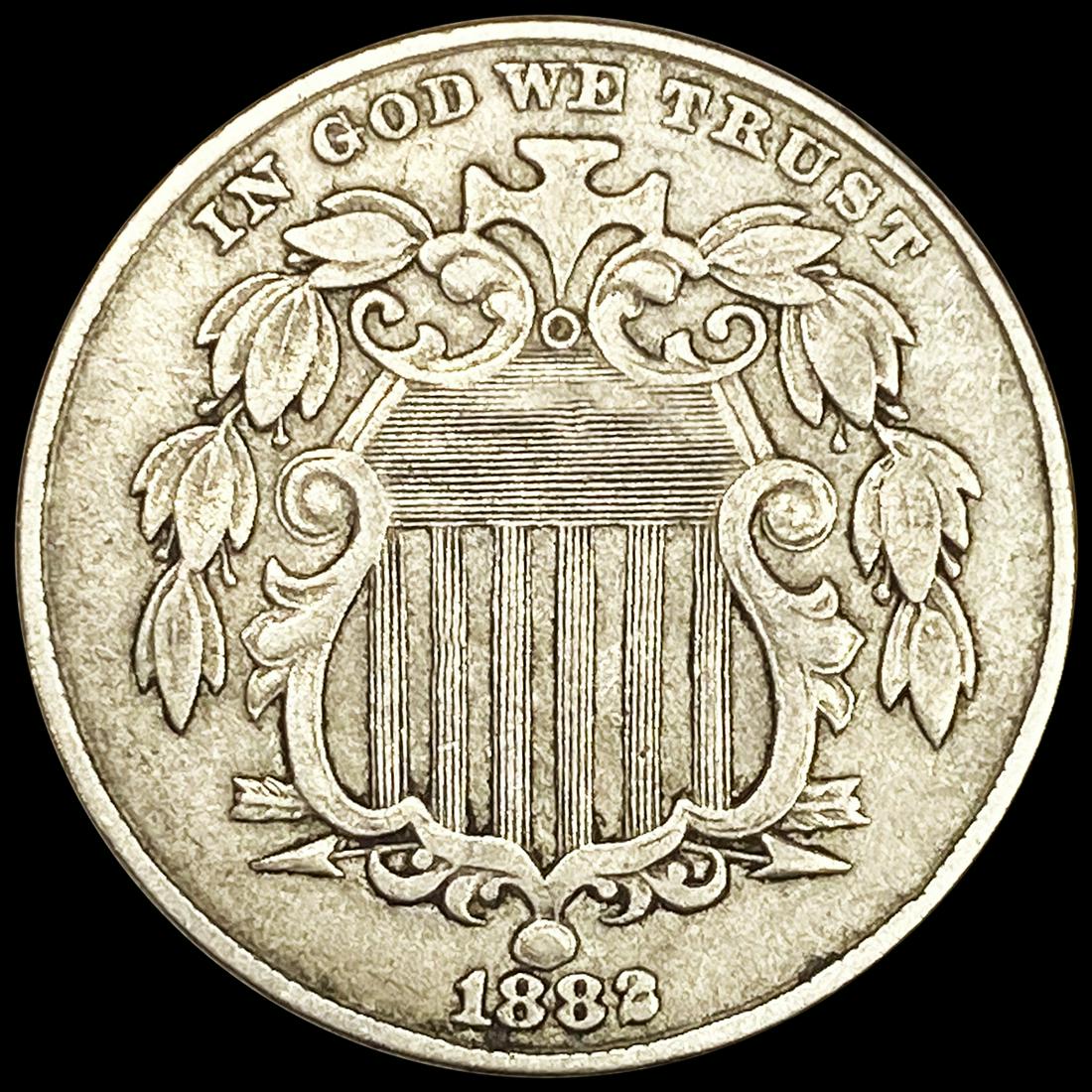 1882 Shield Nickel CLOSELY UNCIRCULATED (1 of 2)