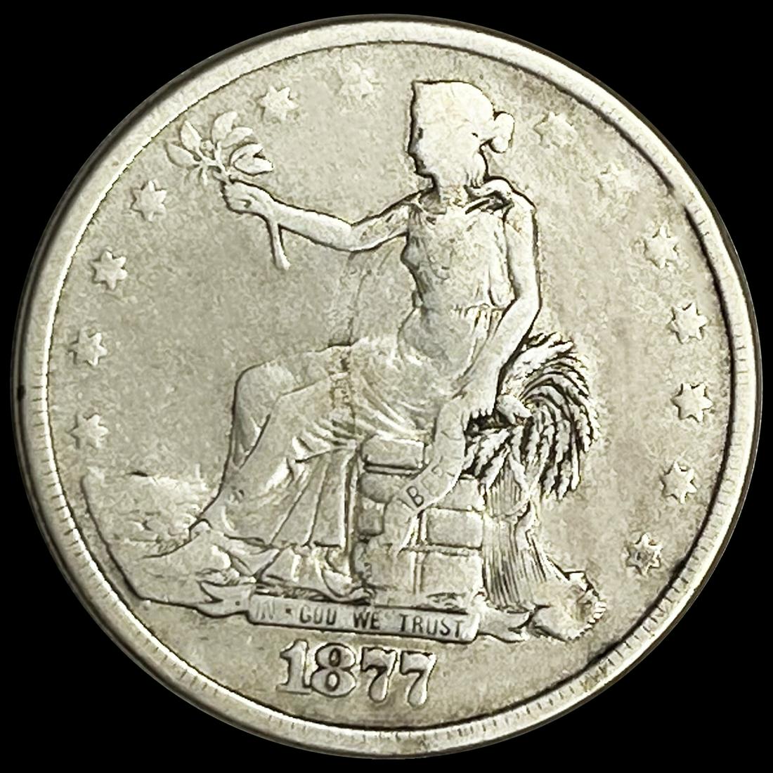 1877 Silver Trade Dollar LIGHTLY CIRCULATED (1 of 2)