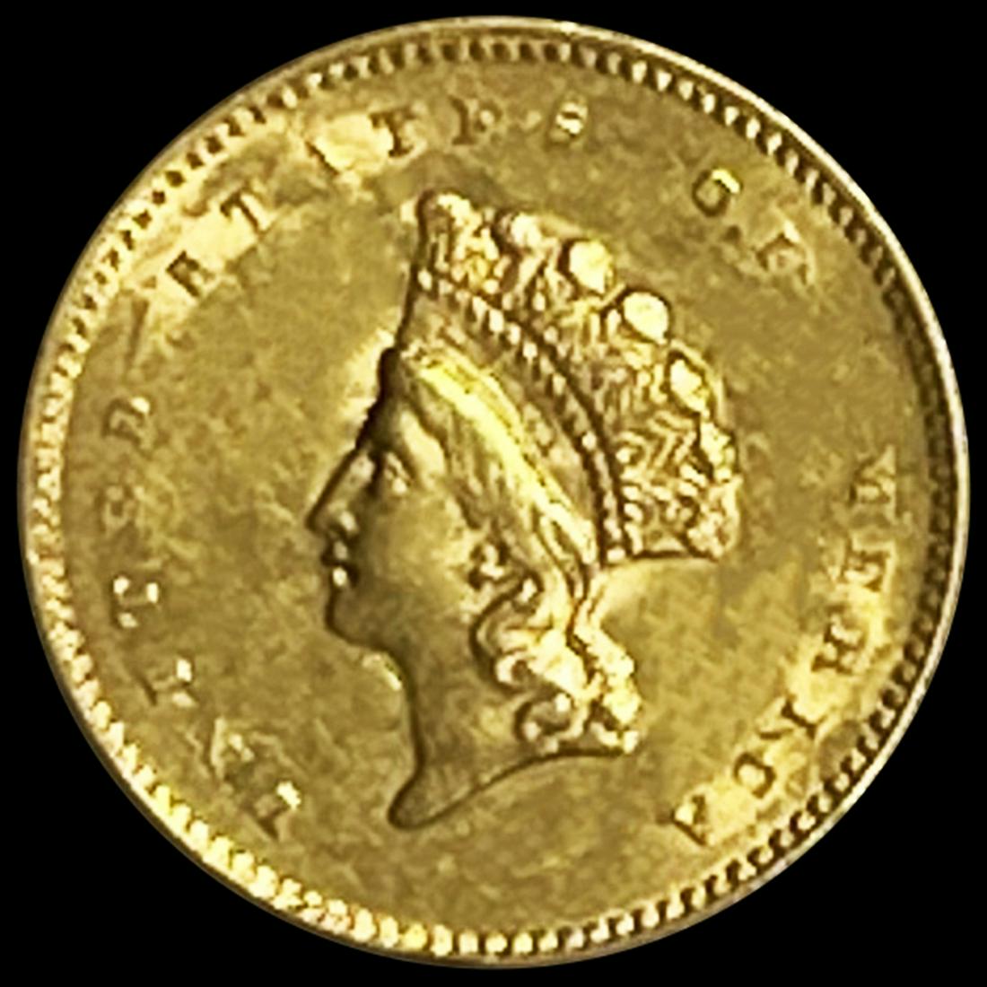 1854 Rare Gold Dollar UNCIRCULATED (1 of 2)