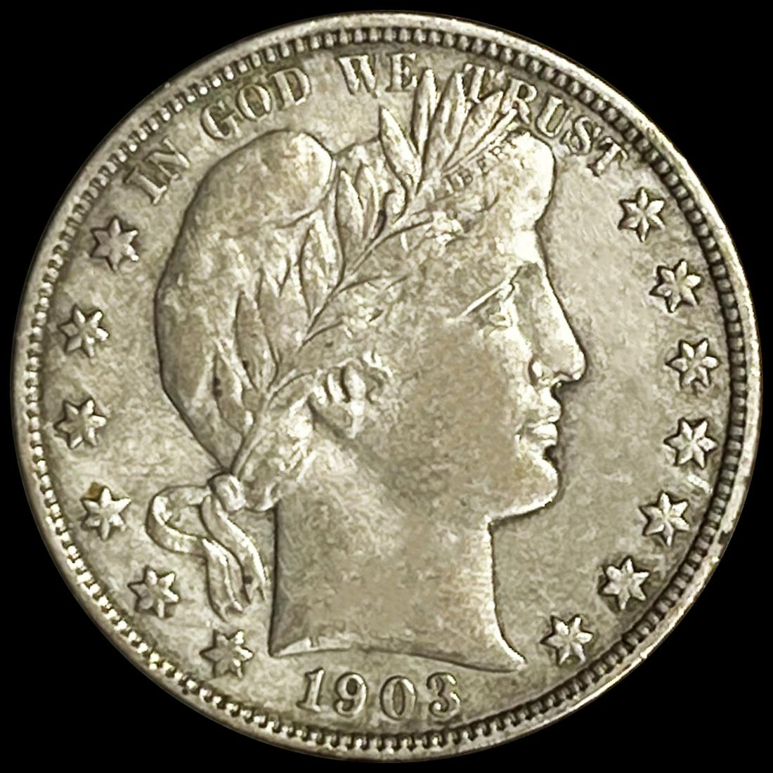 1903 Barber Half Dollar CLOSELY UNCIRCULATED (1 of 2)