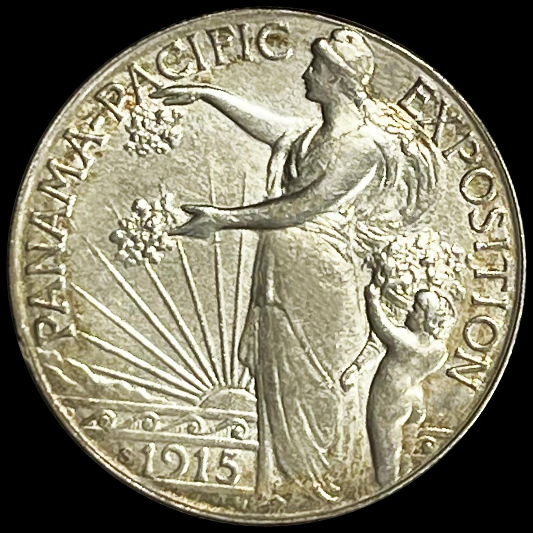 1915-S Pan-Pac Half Dollar CLOSELY UNCIRCULATED (1 of 2)