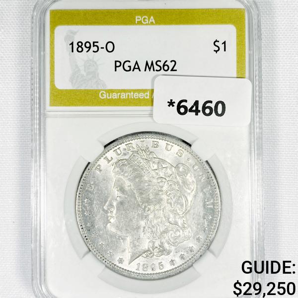 1895-O Morgan Silver Dollar PGA-MS62 (1 of 2)