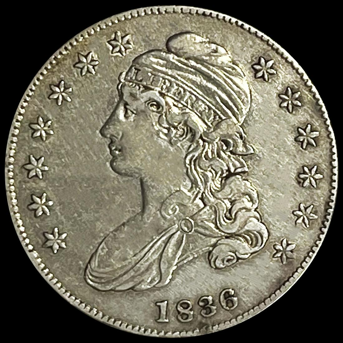 1836 Capped Bust Half Dollar LIGHTLY CIRCULATED (1 of 2)