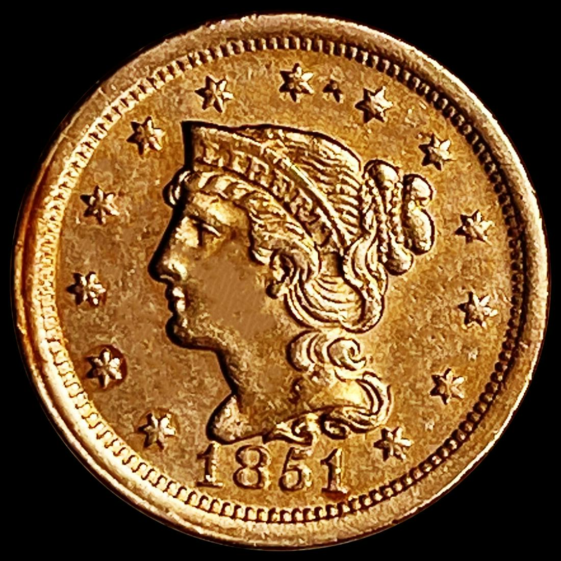 1851 RD Large Cent UNCIRCULATED (1 of 2)