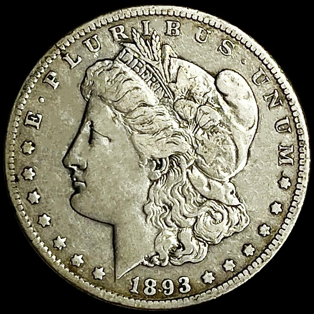 1893-CC Morgan Silver Dollar CLOSELY UNCIRCULATED (1 of 2)