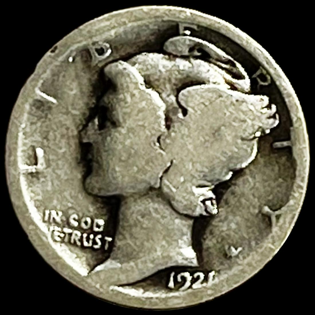 1921 Mercury Dime NICELY CIRCULATED (1 of 2)