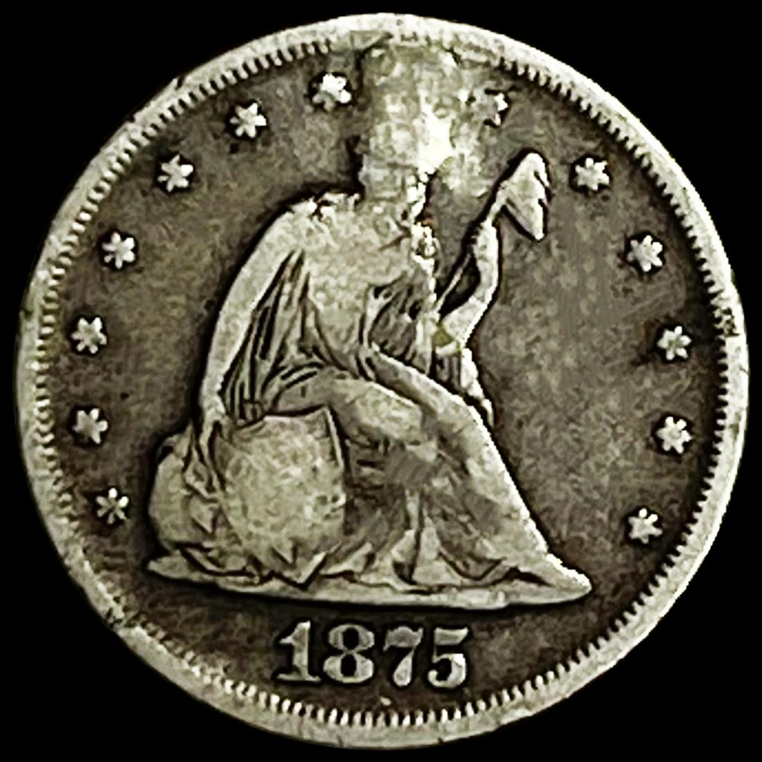 1875 Twenty Cent Piece NICELY CIRCULATED (1 of 2)