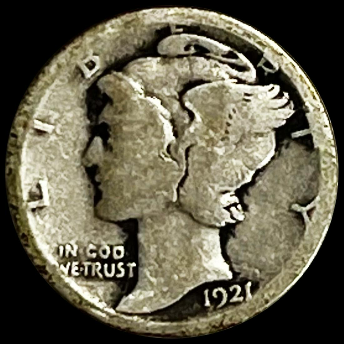 1921-D Mercury Dime NICELY CIRCULATED: 1921-D Mercury Dime NICELY CIRCULATED