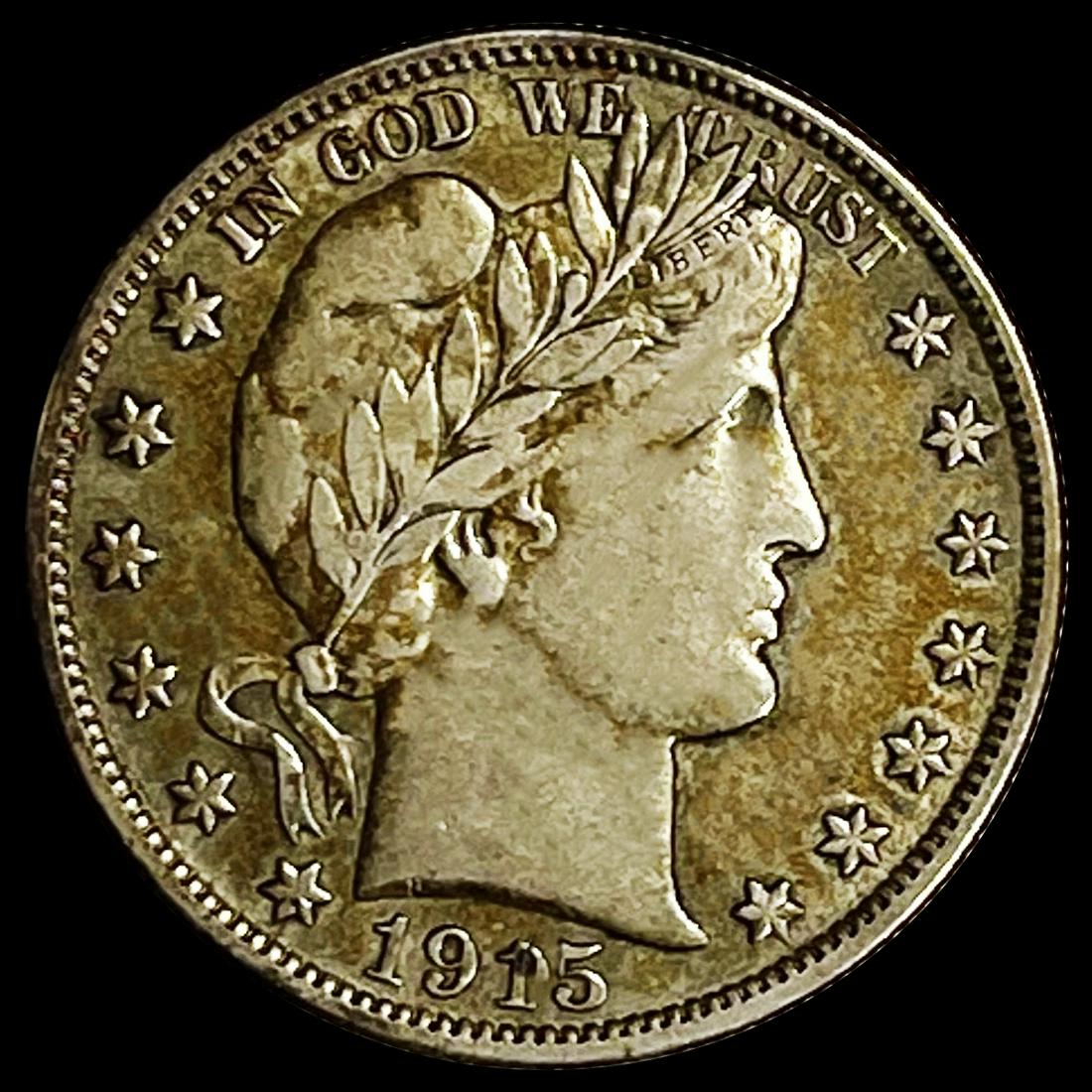 1915-D Barber Half Dollar NEARLY UNCIRCULATED (1 of 2)