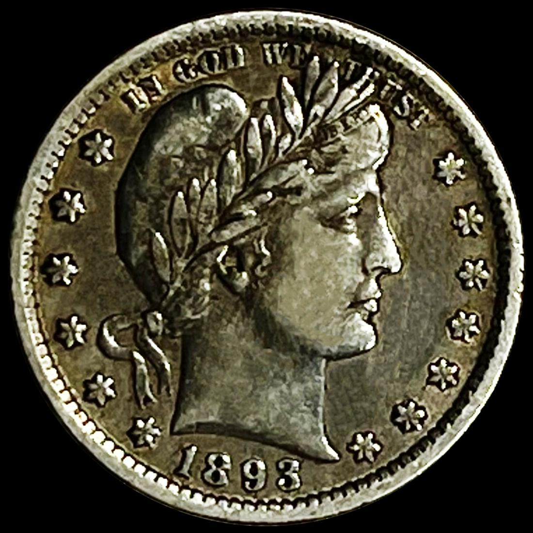 1893 Barber Quarter NEARLY UNCIRCULATED (1 of 2)