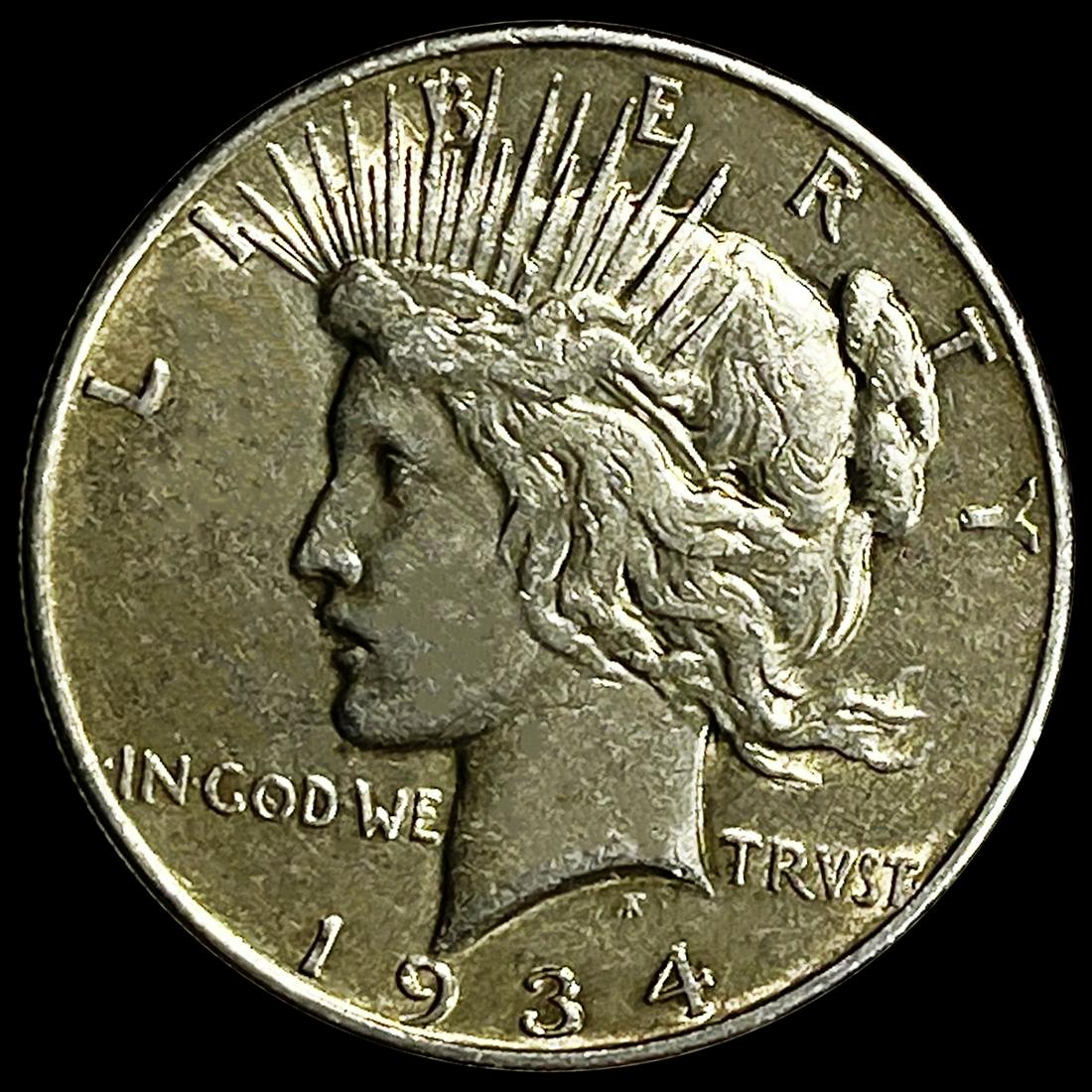 1934-D Silver Peace Dollar CLOSELY UNCIRCULATED (1 of 2)