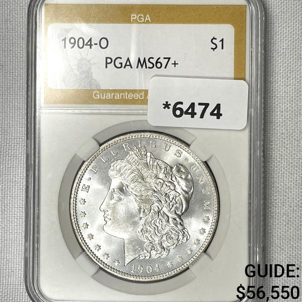 1904-O Morgan Silver Dollar PGA-MS67+ (1 of 2)