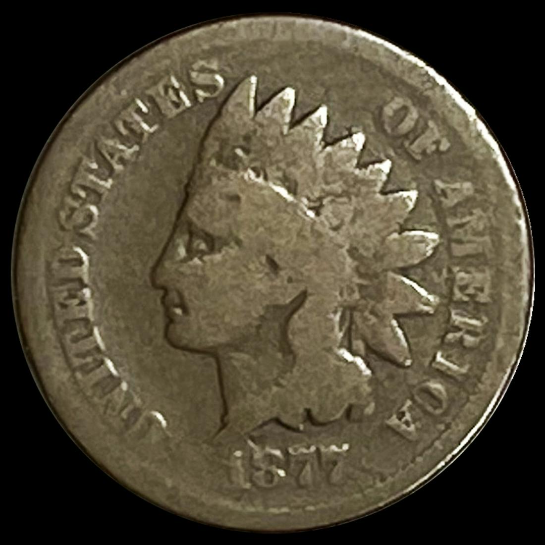 1877 Indian Head Cent NICELY CIRCULATED (1 of 2)