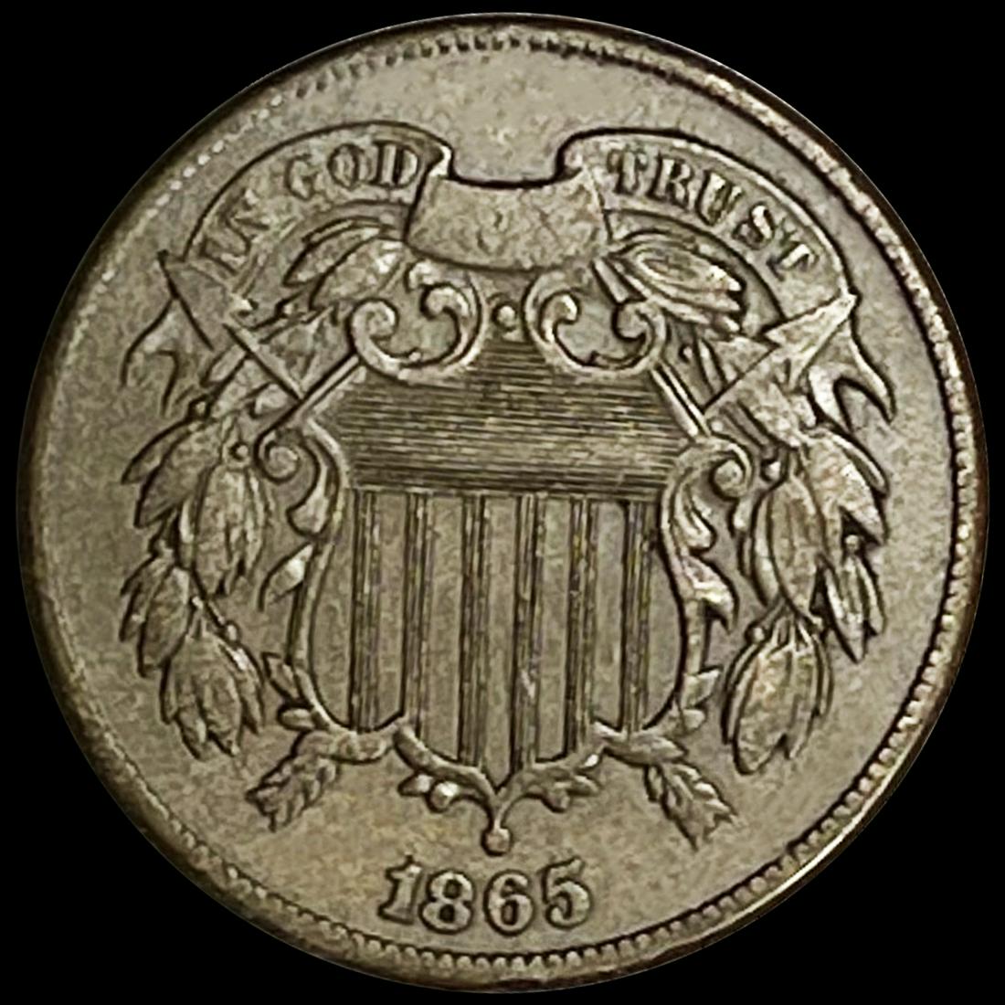 1865 Two Cent Piece CLOSELY UNCIRCULATED (1 of 2)