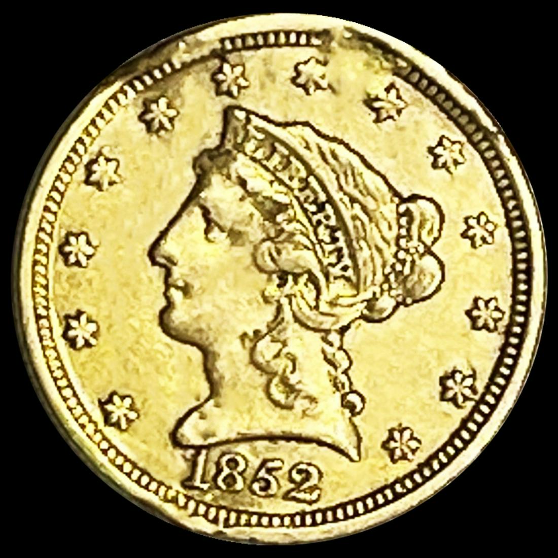 1852 $2.50 Gold Quarter Eagle NEARLY UNCIRCULATED (1 of 2)