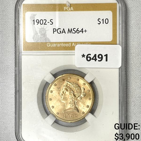 1902-S $10 Gold Eagle PGA-MS64+ (1 of 2)