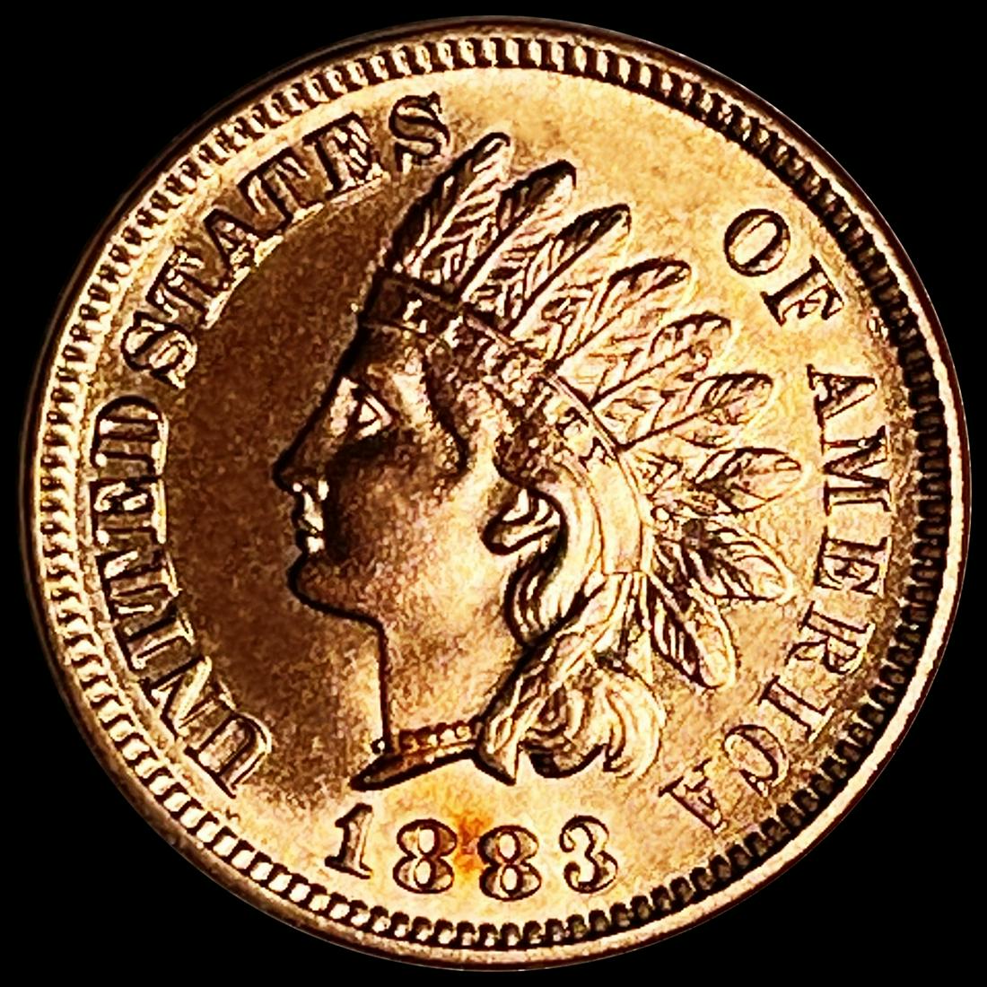 1883 RD Indian Head Cent UNCIRCULATED (1 of 2)