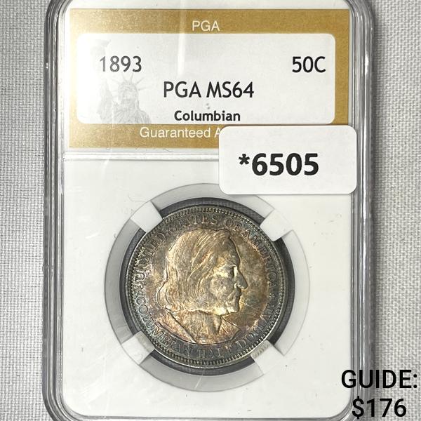 1893 Columbia Half Dollar PGA-MS64 (1 of 2)