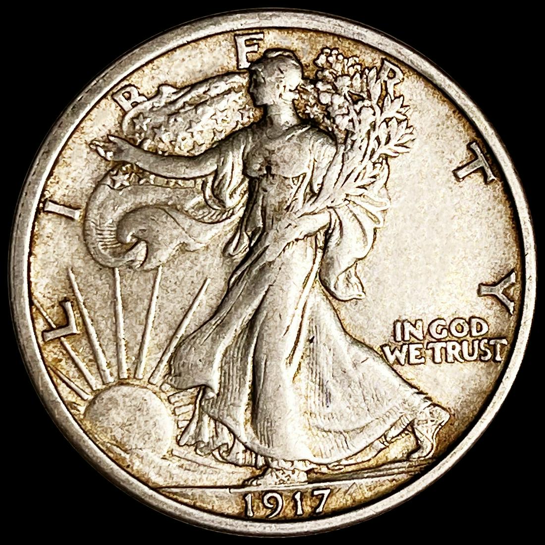 1917 Walking Liberty Half Dollar CLOSELY UNC (1 of 2)