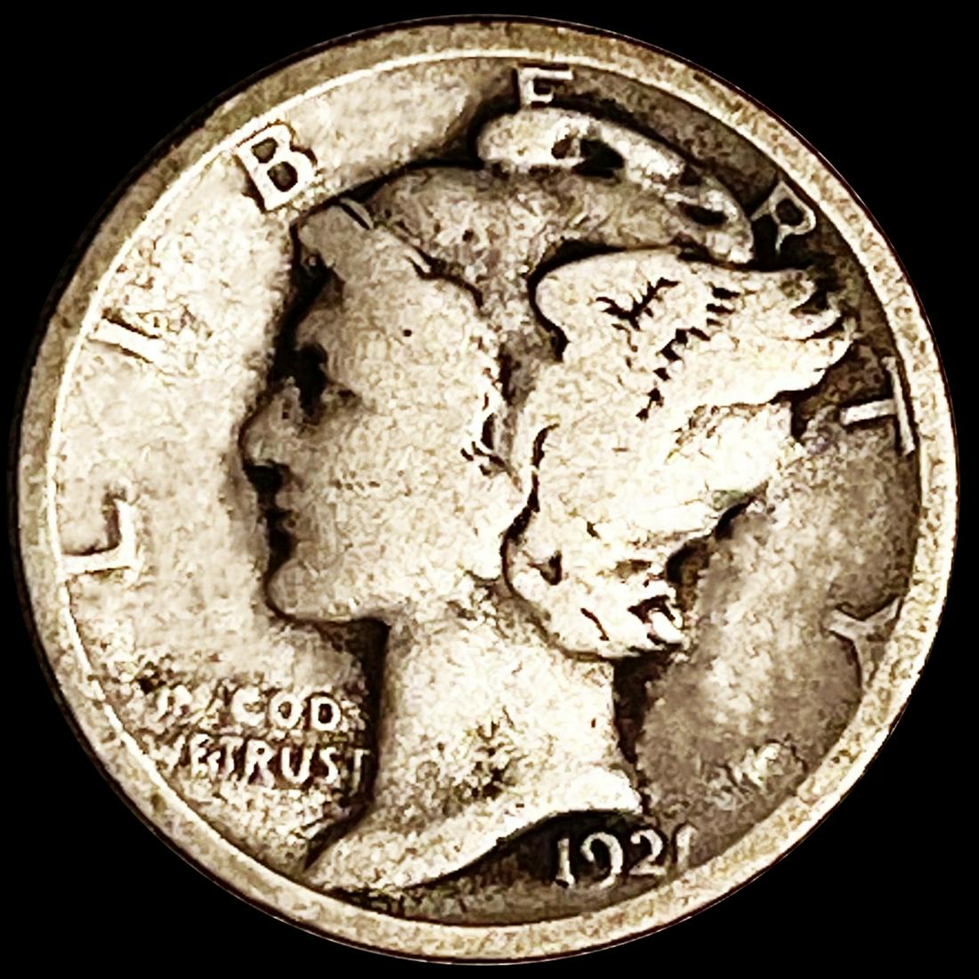 1921 Mercury Dime NICELY CIRCULATED (1 of 2)