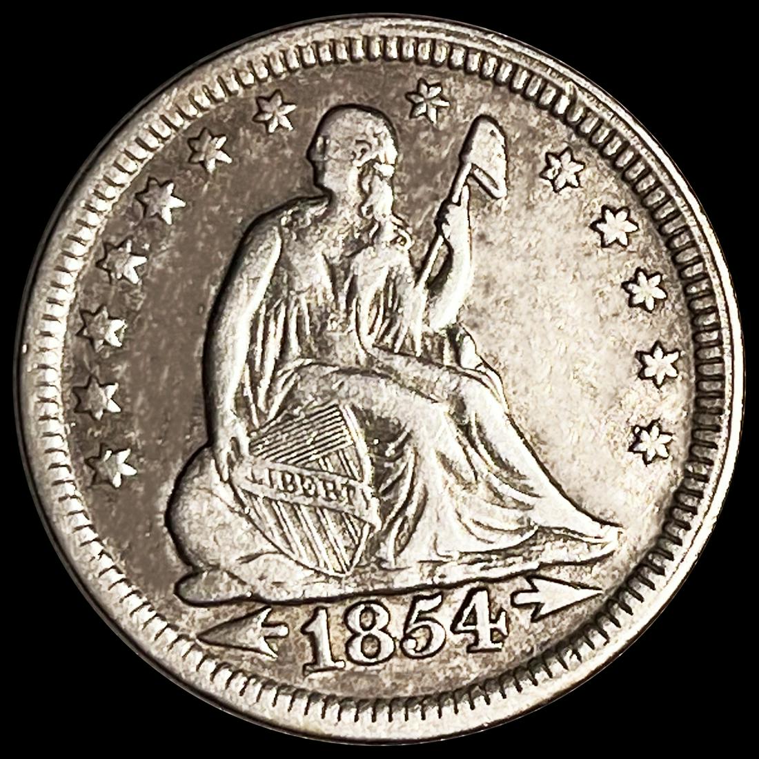 1854 Seated Liberty Quarter LIGHTLY CIRCULATED (1 of 2)