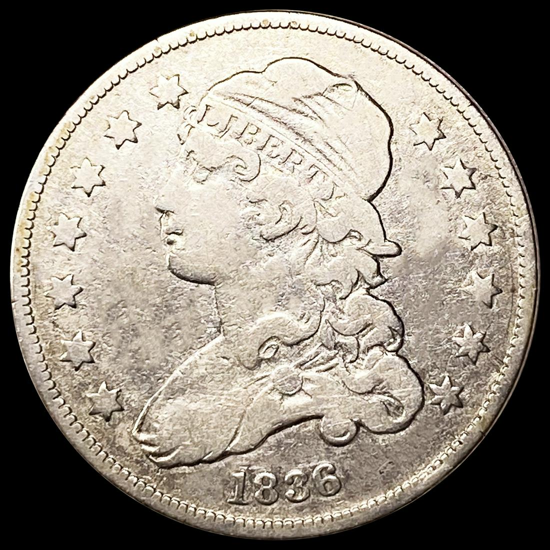 1836 Capped Bust Quarter LIGHTLY CIRCULATED (1 of 2)