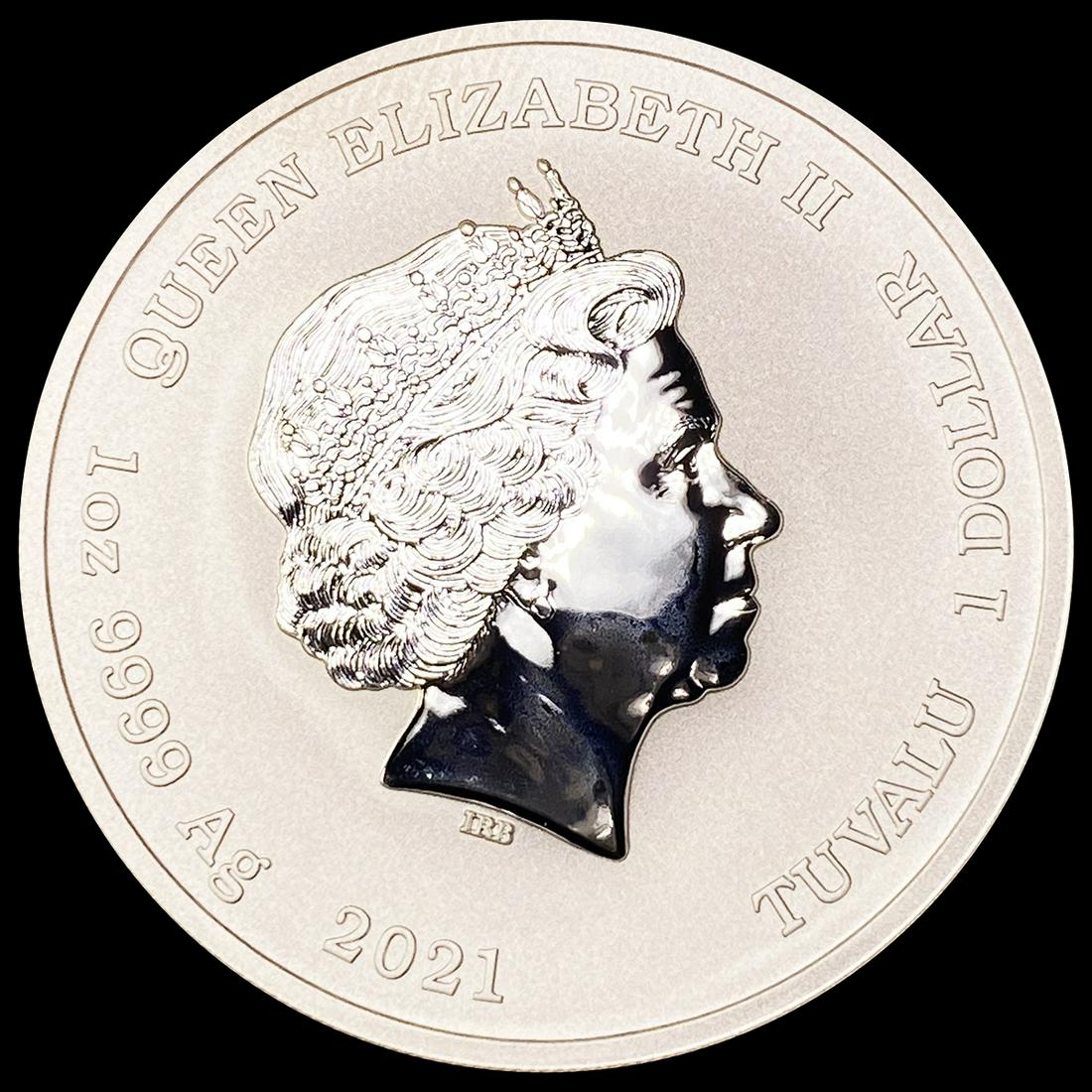 2021 Australia Tuvalu 1oz Silver Dollar GEM PROOF (1 of 2)