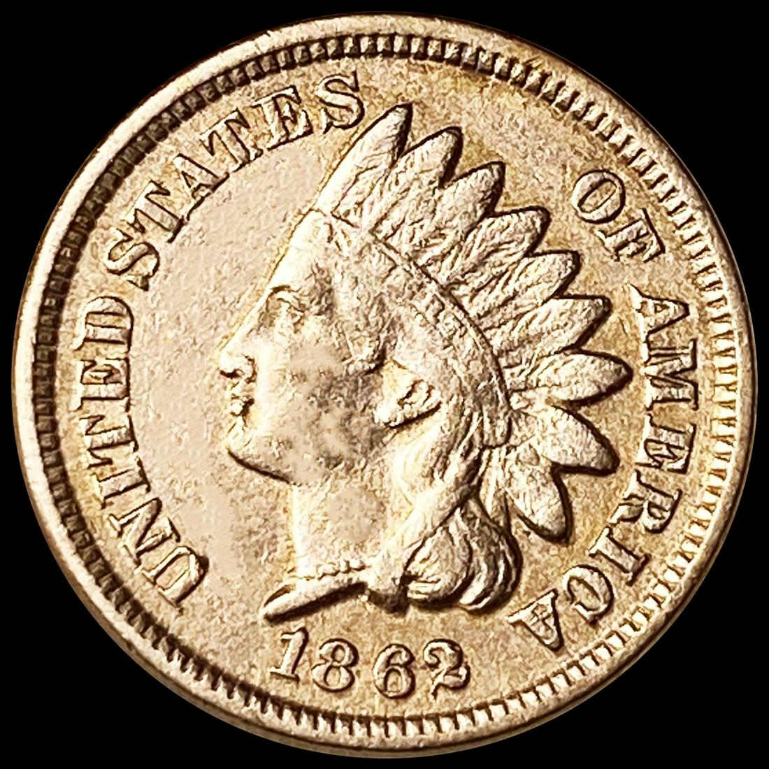 1862 Indian Head Cent CLOSELY UNCIRCULATED (1 of 2)