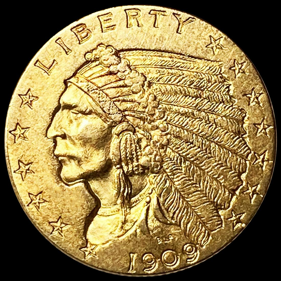 1909 $2.50 Gold Quarter Eagle UNCIRCULATED (1 of 2)