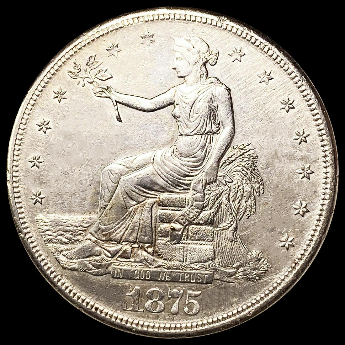 1875 Silver Trade Dollar UNCIRCULATED (1 of 2)