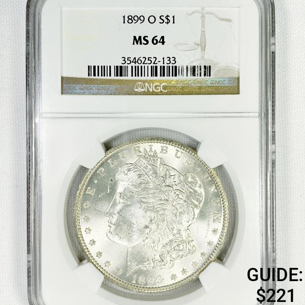 1899-O Morgan Silver Dollar NGC-MS64 (1 of 2)