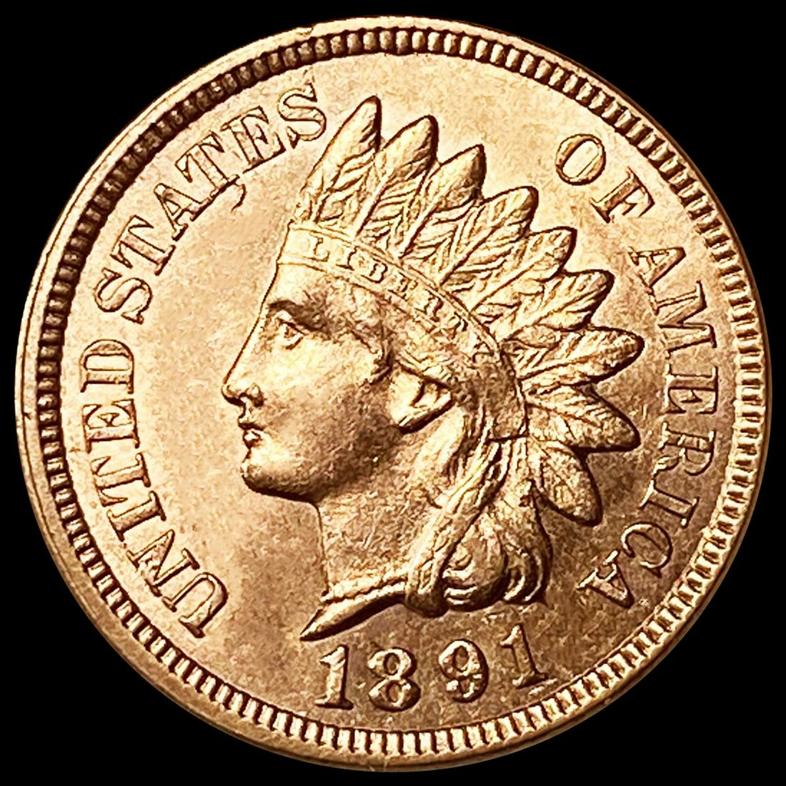 1891 Indian Head Cent UNCIRCULATED (1 of 2)