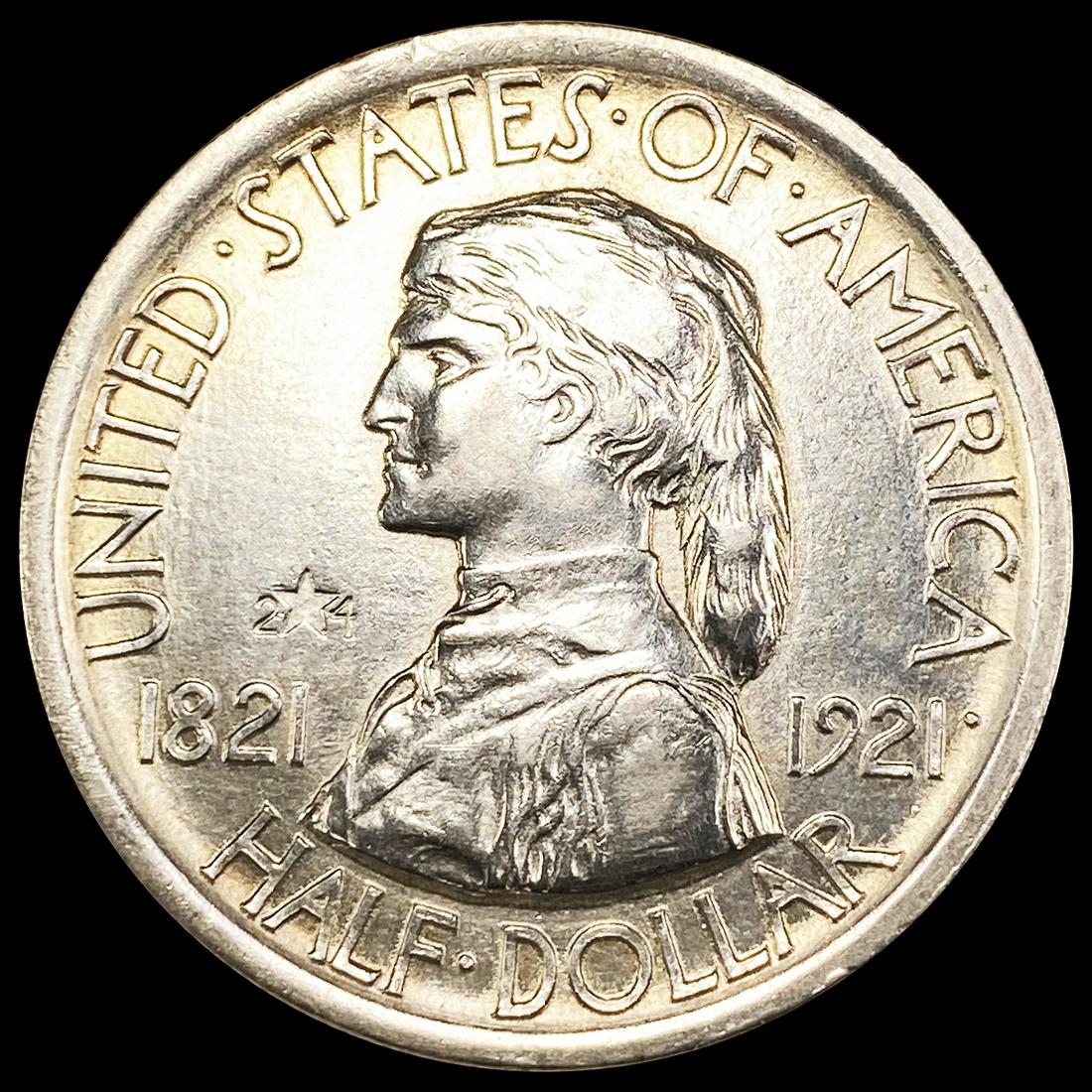 1921 2x4 Missouri Half Dollar CLOSELY (1 of 2)