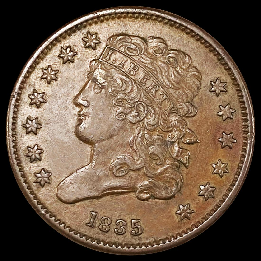 1835 Classic Head Half Cent UNCIRCULATED (1 of 2)