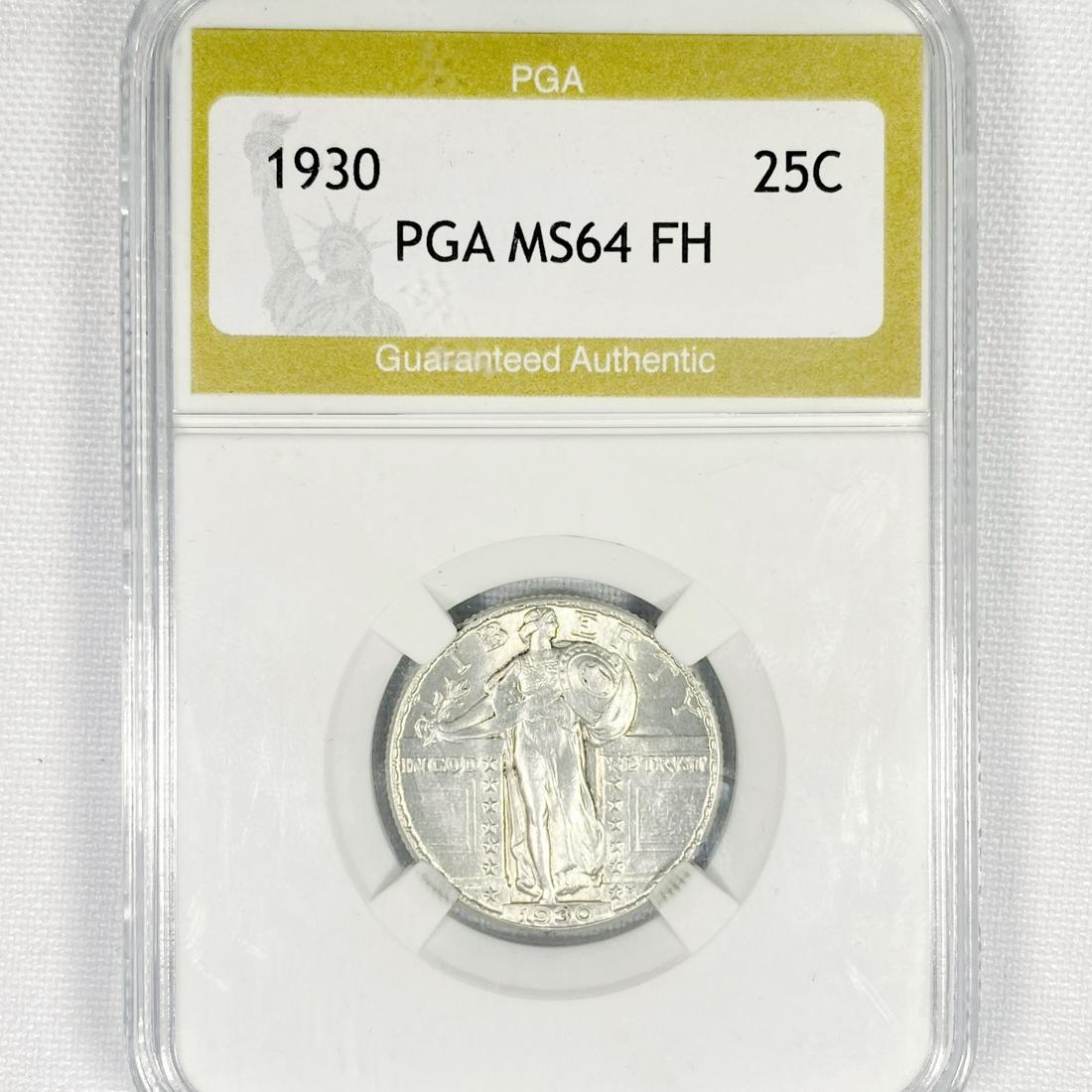 1930 Standing Liberty Quarter PGA-MS64 FH (1 of 2)