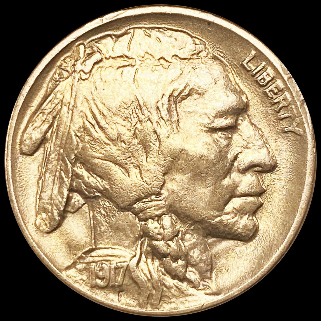 1917-D Buffalo Nickel CLOSELY UNCIRCULATED (1 of 2)