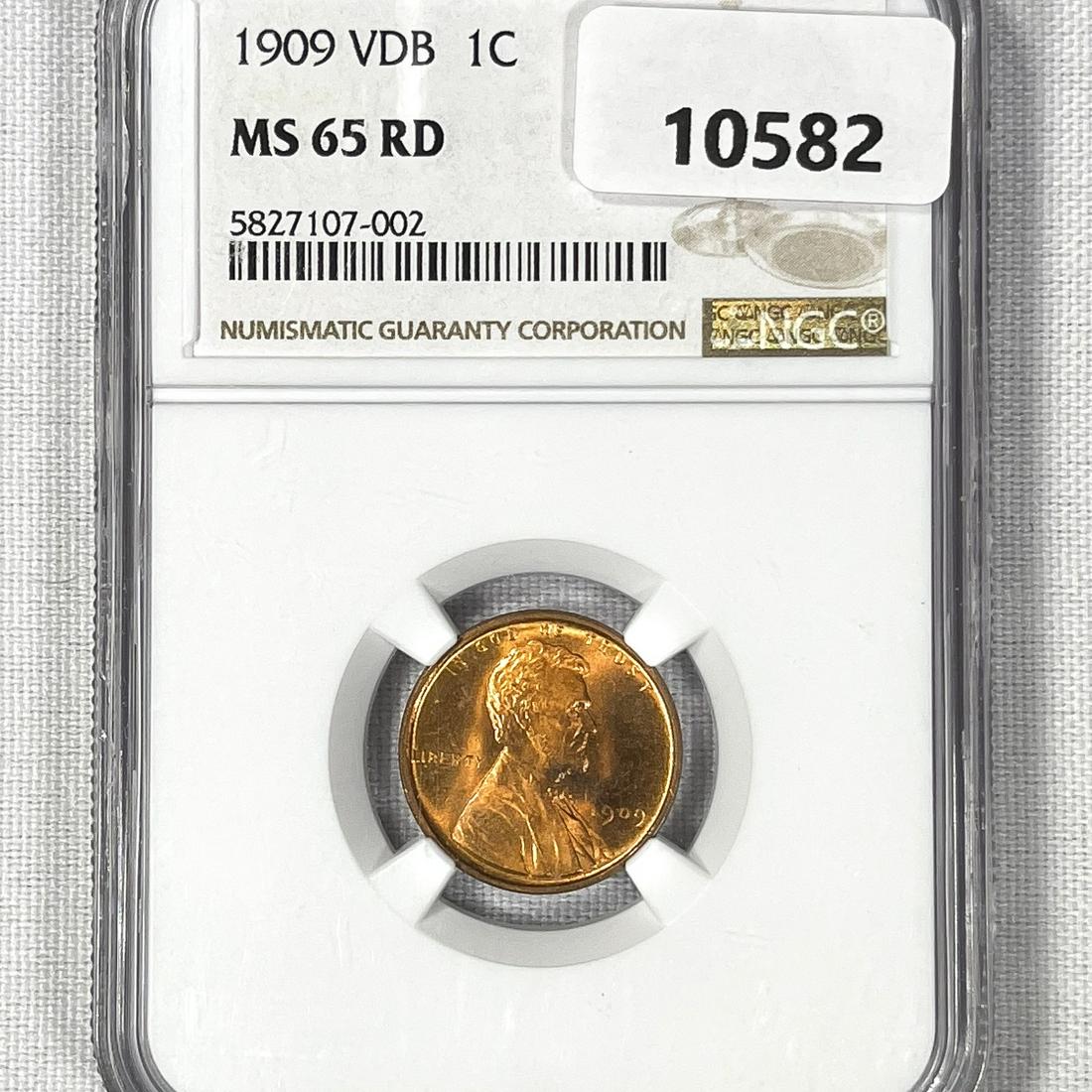 1909 VDB Wheat Cent NGC-MS65 RD (1 of 2)