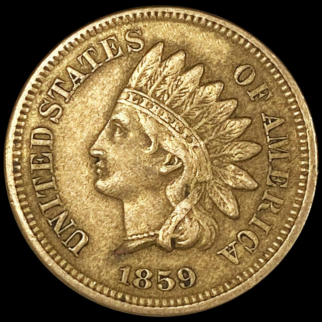 1859 Indian Head Cent NEARLY UNCIRCULATED (1 of 2)
