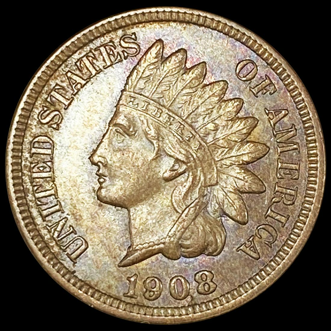 1908 Indian Head Cent UNCIRCULATED (1 of 2)