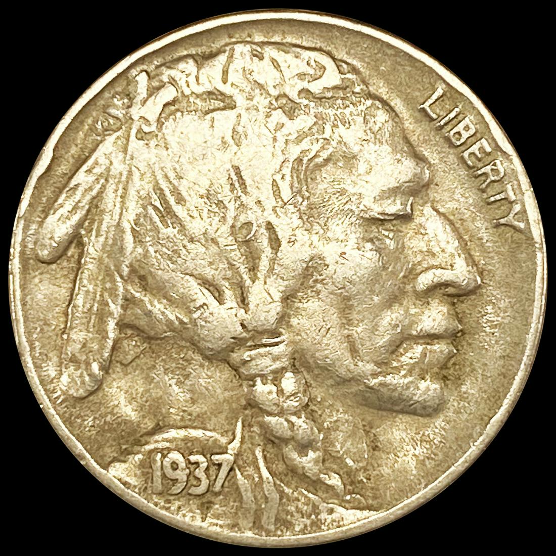 1937-D 3-Leg Buffalo Nickel ABOUT UNCIRCULATED (1 of 2)